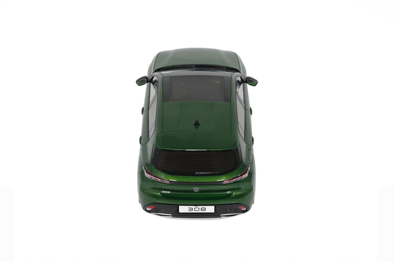 Chargez l&#39;image dans la visionneuse de la galerie, Peugeot 308 GT VERT OLIVE 2022 OTTOmobile 1:18
