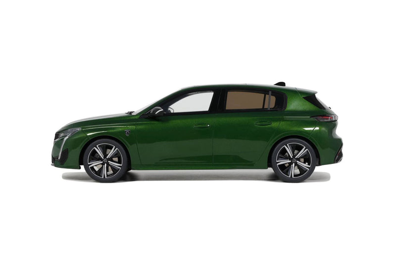 Chargez l&#39;image dans la visionneuse de la galerie, Peugeot 308 GT VERT OLIVE 2022 OTTOmobile 1:18
