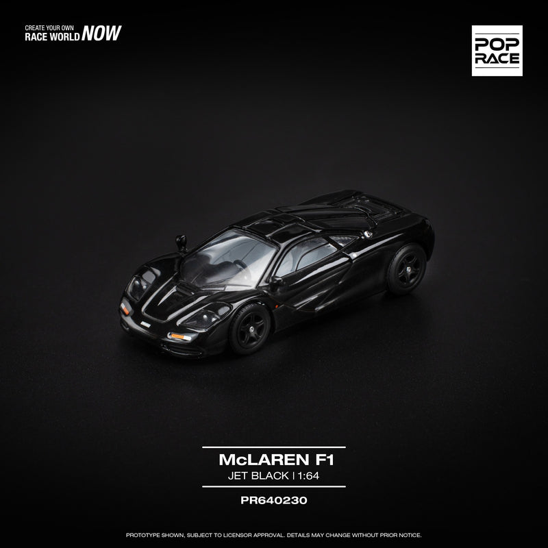 Laad de afbeelding in de Gallery-viewer, McLaren F1 Zwart POP RACE 1:64
