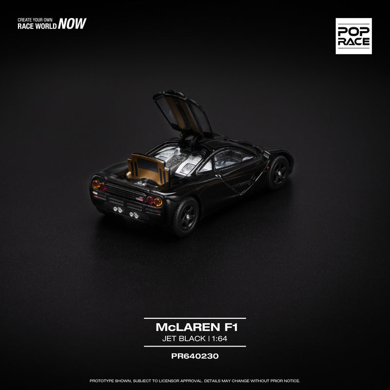 Laad de afbeelding in de Gallery-viewer, McLaren F1 Zwart POP RACE 1:64
