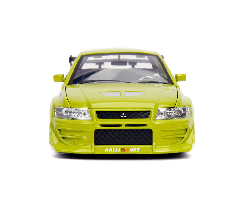 Load image into Gallery viewer, Fast &amp; Furious Mitsubishi Lancer Evo VII Green JADA 1:24
