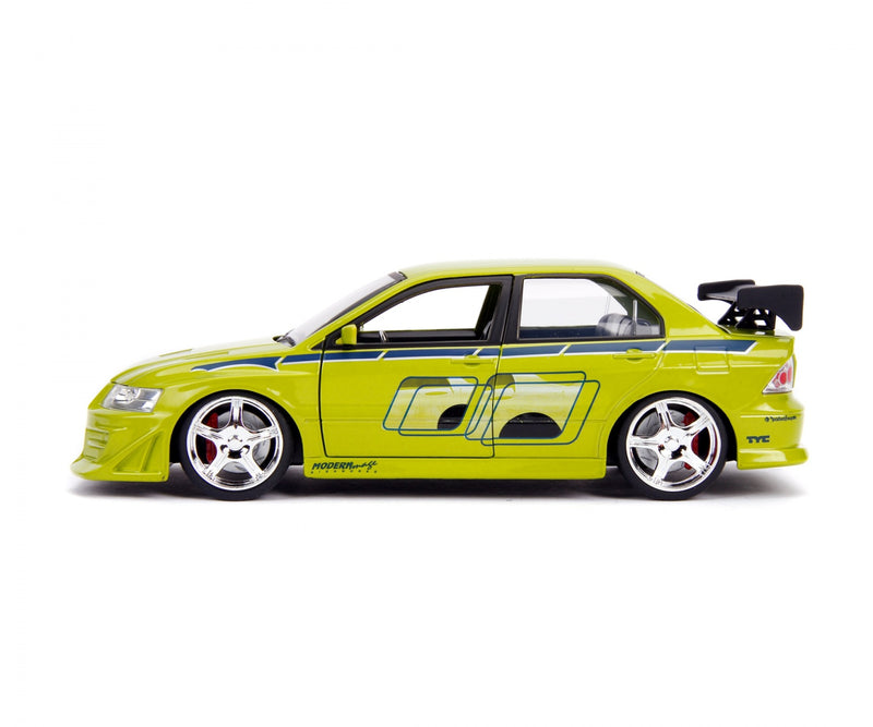 Load image into Gallery viewer, Fast &amp; Furious Mitsubishi Lancer Evo VII Green JADA 1:24
