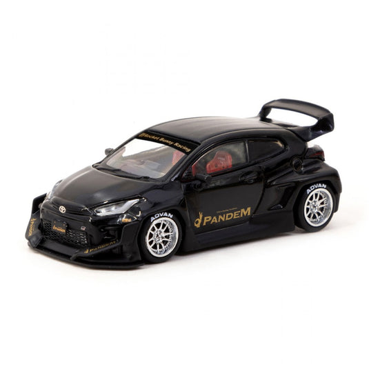 Toyota Yaris GR Pandem Black TARMAC WORKS 1:64