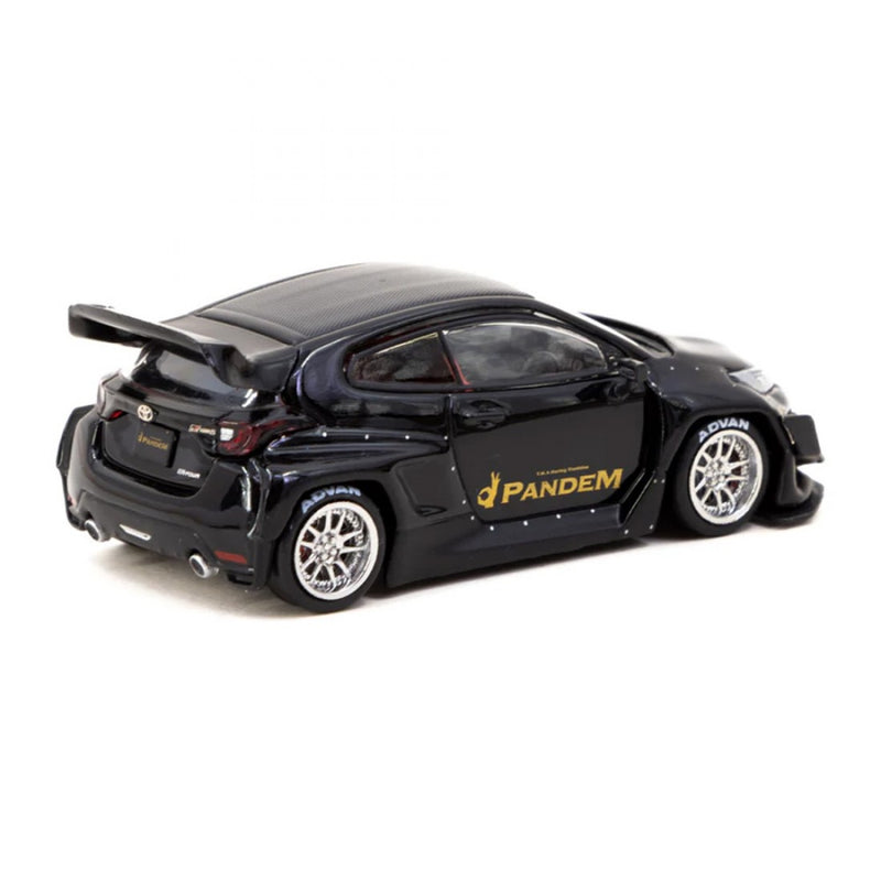 Load image into Gallery viewer, Toyota Yaris GR Pandem Black TARMAC WORKS 1:64
