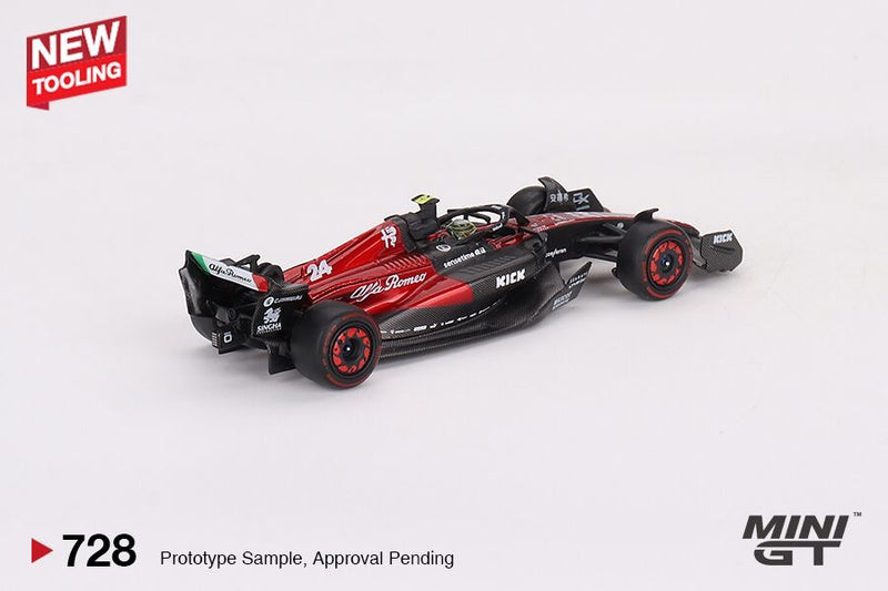 Load image into Gallery viewer, Alfa Romeo C43 #24 Zhou Guanyu 2023 F1 2023 Australian GP (LHD) MINI GT 1:64
