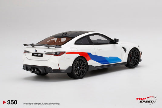 Bmw M4 M-Performance (G82) Alpine White TOP SPEED 1:18