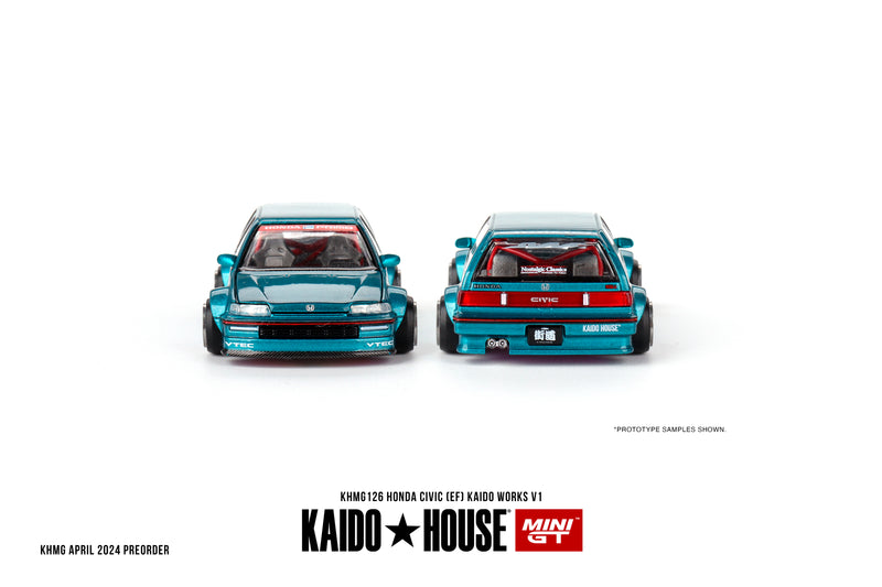 Load image into Gallery viewer, Honda CIVIC (EF) KAIDO WORKS V1 1987 MINI GT 1:64
