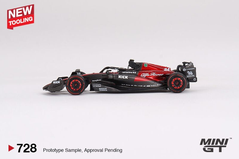 Load image into Gallery viewer, Alfa Romeo C43 #24 Zhou Guanyu 2023 F1 2023 Australian GP (LHD) MINI GT 1:64
