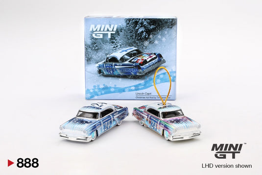 Lincoln CAPRI CHRISTMAS HOT ROD PAR TIM SADCHIKOV ÉDITION LIMITÉE 2024 (LHD) MINI GT 1:64