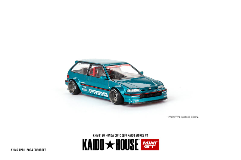 Load image into Gallery viewer, Honda CIVIC (EF) KAIDO WORKS V1 1987 MINI GT 1:64
