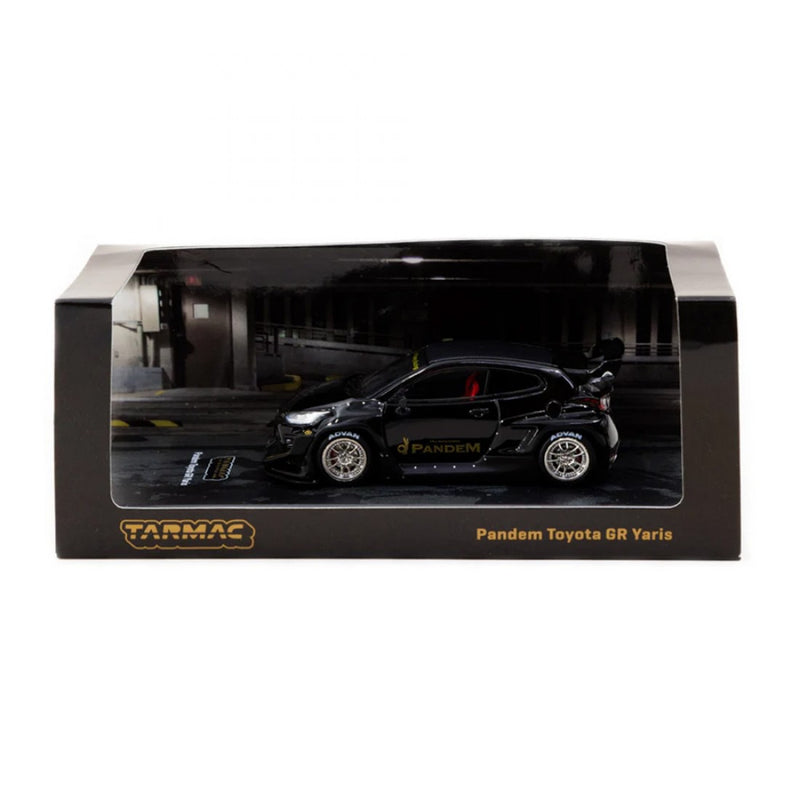 Load image into Gallery viewer, Toyota Yaris GR Pandem Black TARMAC WORKS 1:64
