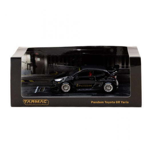 Toyota Yaris GR Pandem Black TARMAC WORKS 1:64