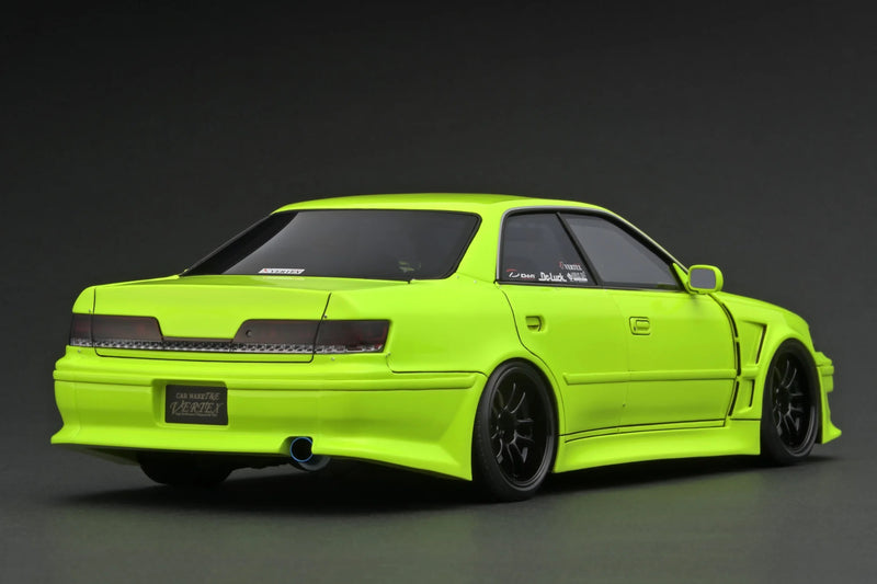 Laad de afbeelding in de Gallery-viewer, Vertex JZX100 Mark II Geel IGNITION MODEL 1:18
