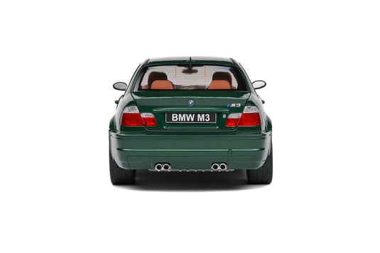 Bmw E46 M3 COUPE VERTE 2000 SOLIDO 1:18