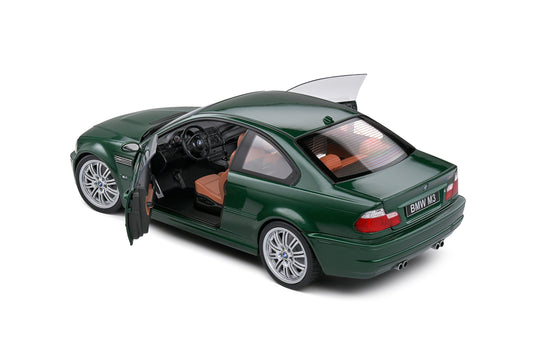 Bmw E46 M3 COUPE VERTE 2000 SOLIDO 1:18