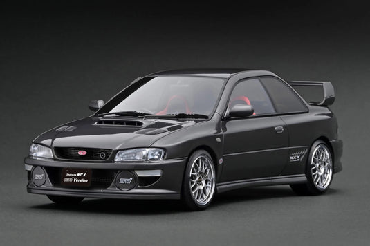 Subaru Impreza WRX Type R Sti Versie V (GC8) Donkergrijs IGNITION MODEL 1:18