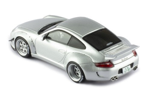 Chargez l&#39;image dans la visionneuse de la galerie, Porsche RWB 997 Argenté IXO 1:43
