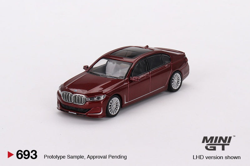 Laad de afbeelding in de Gallery-viewer, Bmw ALPINA B7 XDrive 2023 Rood (LHD) MINI GT 1:64
