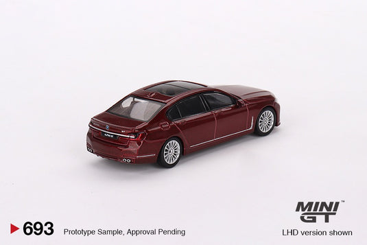 Bmw ALPINA B7 XDrive 2023 Rood (LHD) MINI GT 1:64