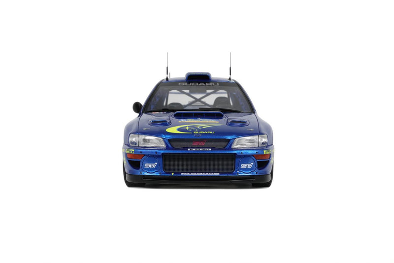 Laad de afbeelding in de Gallery-viewer, Subaru IMPREZA S6 WRC BLAUW CATALUNYA 2000 OTTOmobile 1:18
