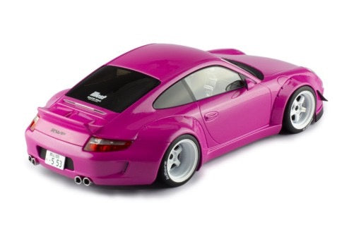 Chargez l&#39;image dans la visionneuse de la galerie, Porsche RWB 997 Rose IXO 1:18
