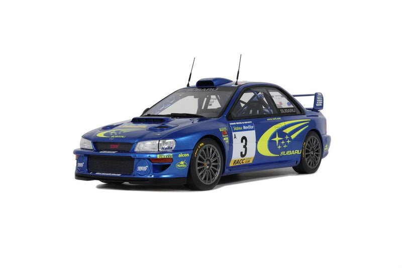 Laad de afbeelding in de Gallery-viewer, Subaru IMPREZA S6 WRC BLAUW CATALUNYA 2000 OTTOmobile 1:18
