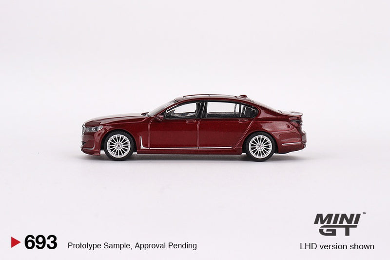 Laad de afbeelding in de Gallery-viewer, Bmw ALPINA B7 XDrive 2023 Rood (LHD) MINI GT 1:64
