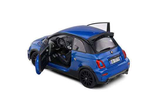 Fiat 695 (500) Abarth Tribute 131 Rally BLEU 2022 SOLIDO 1:18