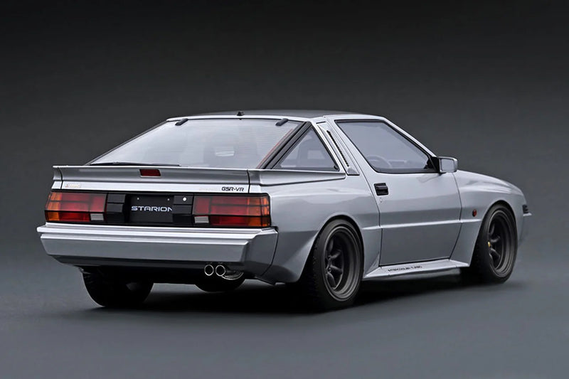 Laad de afbeelding in de Gallery-viewer, Mitsubishi STARION 2600 GSR-VR (E-A187A) Zilver IGNITION MODEL 1:18
