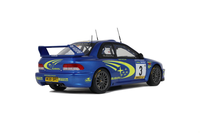 Laad de afbeelding in de Gallery-viewer, Subaru IMPREZA S6 WRC BLAUW CATALUNYA 2000 OTTOmobile 1:18
