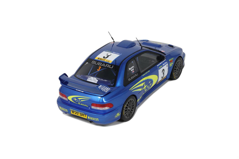 Laad de afbeelding in de Gallery-viewer, Subaru IMPREZA S6 WRC BLAUW CATALUNYA 2000 OTTOmobile 1:18
