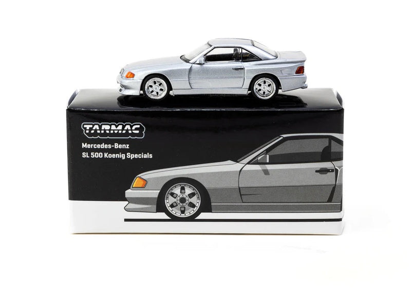 Load image into Gallery viewer, Mercedes-Benz SL 500 Koenig Specials Silver TARMAC WORKS 1:64
