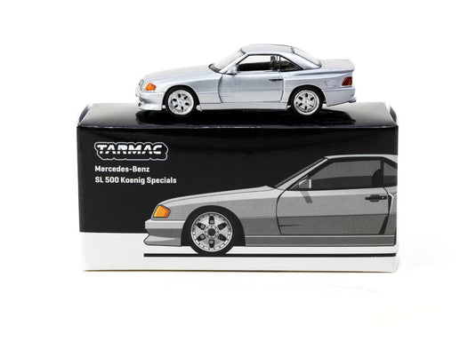 Mercedes-Benz SL 500 Koenig Specials Silver TARMAC WORKS 1:64