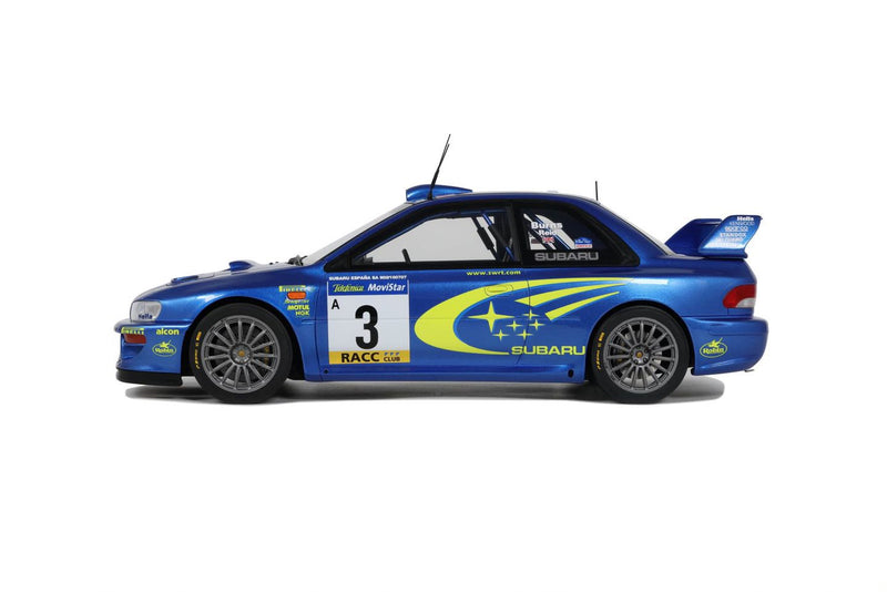 Laad de afbeelding in de Gallery-viewer, Subaru IMPREZA S6 WRC BLAUW CATALUNYA 2000 OTTOmobile 1:18
