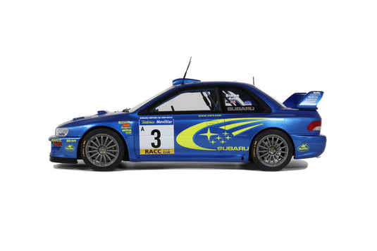 Subaru IMPREZA S6 WRC BLAUW CATALUNYA 2000 OTTOmobile 1:18