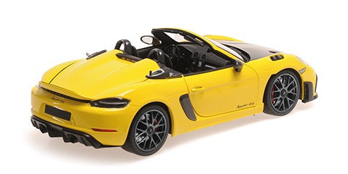 Chargez l&#39;image dans la visionneuse de la galerie, Porsche SPYDER RS 2024 JAUNE AVEC PACK WEISSACH MINICHAMPS 1:18
