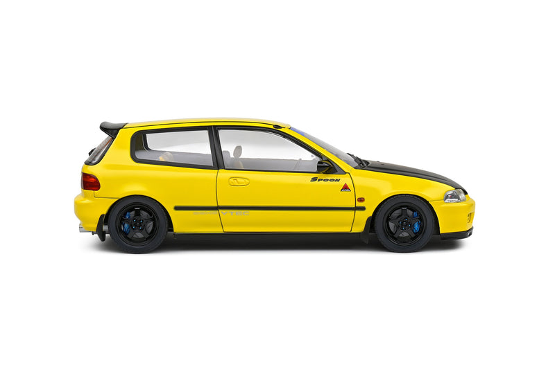 Chargez l&#39;image dans la visionneuse de la galerie, Honda CIVIC (EG6) SPOON VERSION JAUNE CARNAVAL 1991 SOLIDO 1:18
