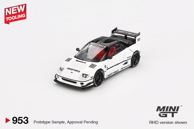 Laad de afbeelding in de Gallery-viewer, Mazda AZ-1 LIBERTY WALK LB40 TOKYO AUTO SALON 2024 (RHD) MINI GT 1:64
