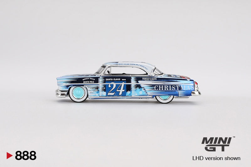 Laad de afbeelding in de Gallery-viewer, Lincoln CAPRI CHRISTMAS HOT ROD BY TIM SADCHIKOV EDITION LIMITED 2024 (LHD) MINI GT 1:64
