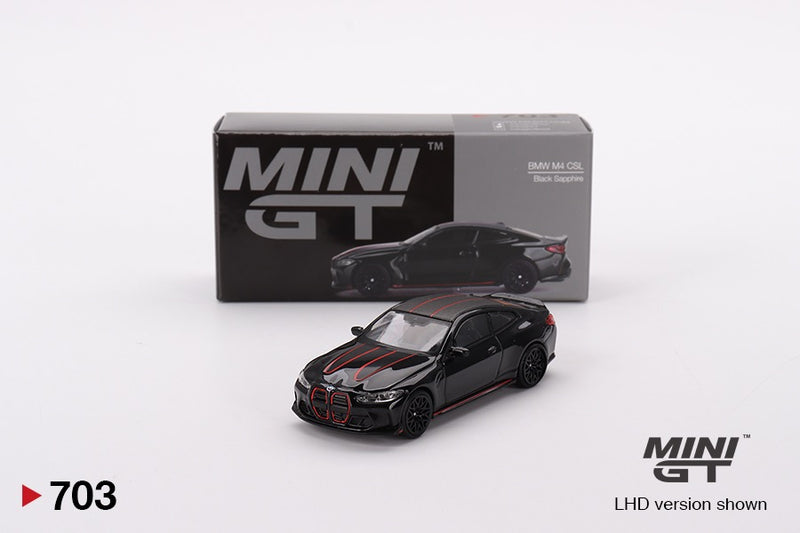 Load image into Gallery viewer, Bmw M4 CSL Black (LHD) MINI GT 1:64
