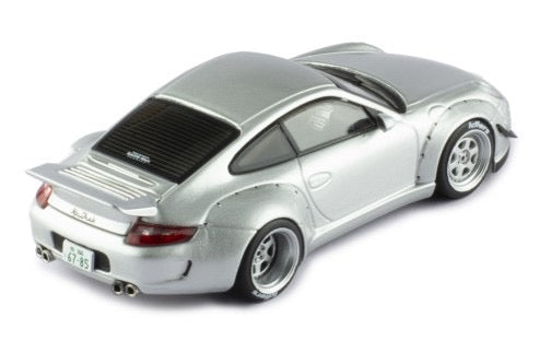 Chargez l&#39;image dans la visionneuse de la galerie, Porsche RWB 997 Argenté IXO 1:43
