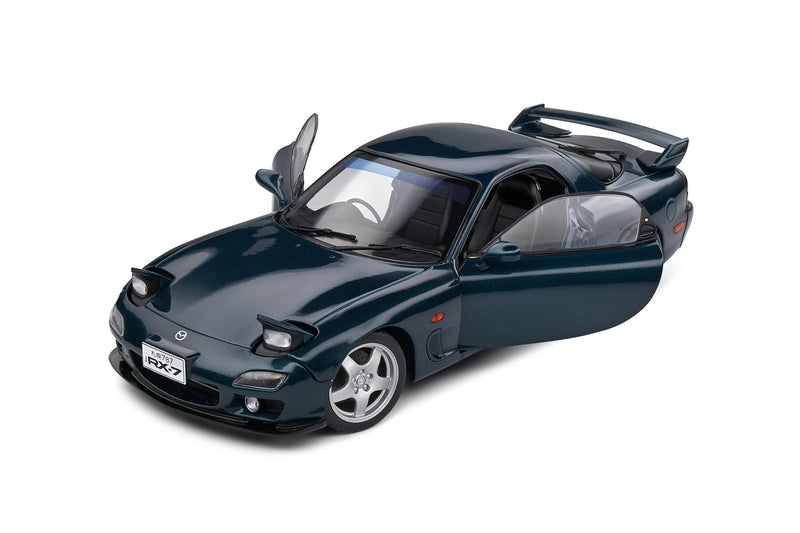 Chargez l&#39;image dans la visionneuse de la galerie, Mazda RX7 FD3RS MONTEGO BLEU MICA 1994 SOLIDO 1:18
