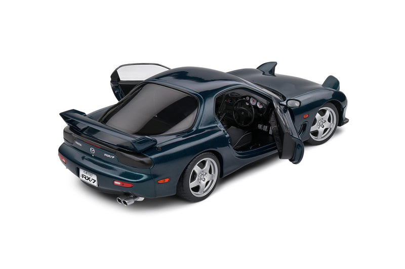 Chargez l&#39;image dans la visionneuse de la galerie, Mazda RX7 FD3RS MONTEGO BLEU MICA 1994 SOLIDO 1:18
