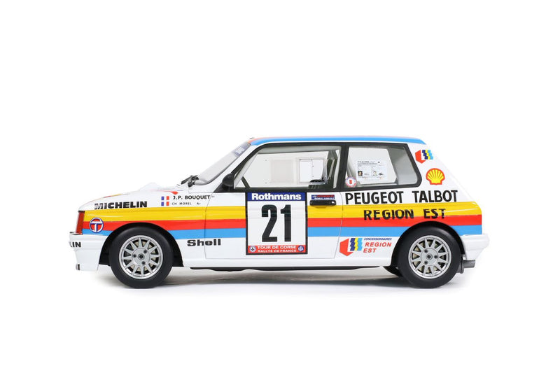 Load image into Gallery viewer, Talbot SAMBA RALLYE GR.B WHITE J.P.BOUQUET TDC 1985 OTTOmobile 1:18
