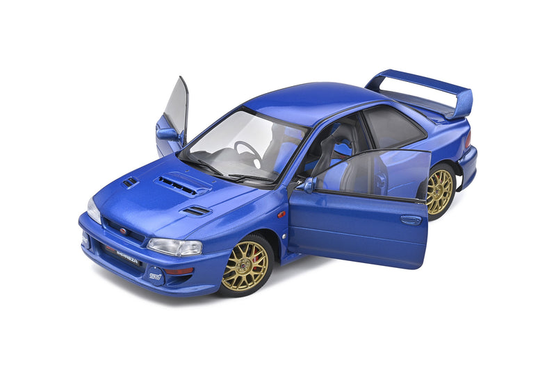 Load image into Gallery viewer, Subaru IMPREZA 22B SONIC BLUE 1998 SOLIDO 1:18
