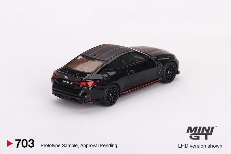 Load image into Gallery viewer, Bmw M4 CSL Black (LHD) MINI GT 1:64
