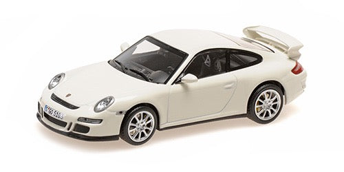 Chargez l&#39;image dans la visionneuse de la galerie, Porsche 911 GT3 2006 BLANC BOX ÉDITION LIMITÉE 525 pièces MINICHAMPS 1:43
