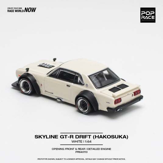 Nissan Skyline GT-R V8 Drift Hakosuka POP RACE 1:64