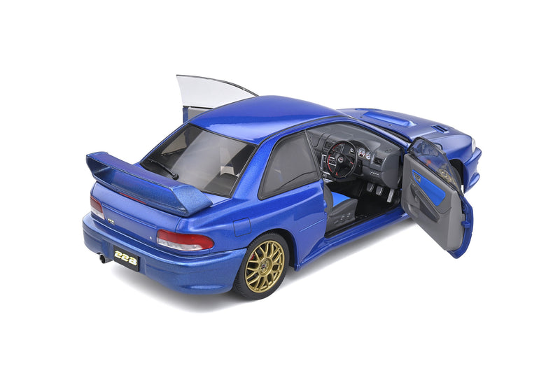 Load image into Gallery viewer, Subaru IMPREZA 22B SONIC BLUE 1998 SOLIDO 1:18
