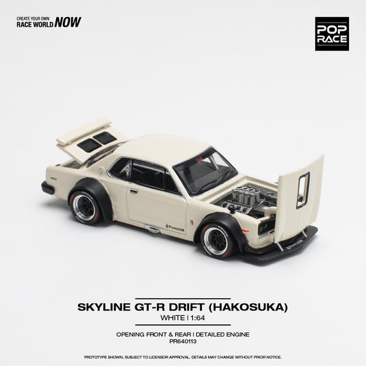 Nissan Skyline GT-R V8 Drift Hakosuka POP RACE 1:64